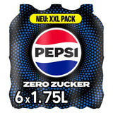 Pepsi Zero Sugar, Sodavand uden sukker fra Pepsi, uden kalorier, sæt 6 x 1,75 liter Alkoholfri drikke Naty Shop