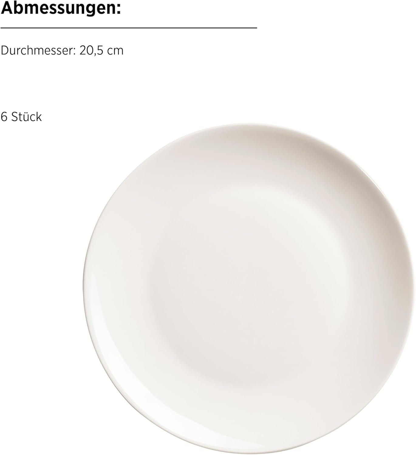 MÄSER 934105 Belmira-serien, klassisk kaffesæt til 6, 18-delt kaffesæt, Tidløst, Elegant, Delikat, Porcelæn, Hvid