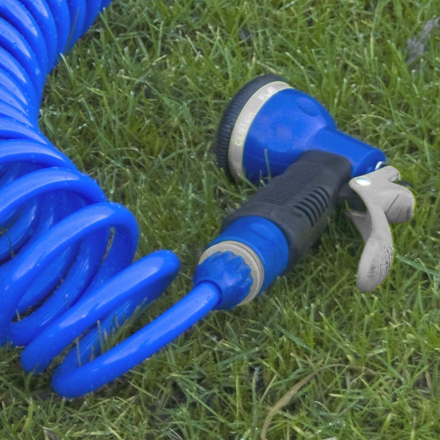 TATAY spiralslangesæt 10 m med plasttilbehør med UV-beskyttelse, ideel til terrasser og små haver.