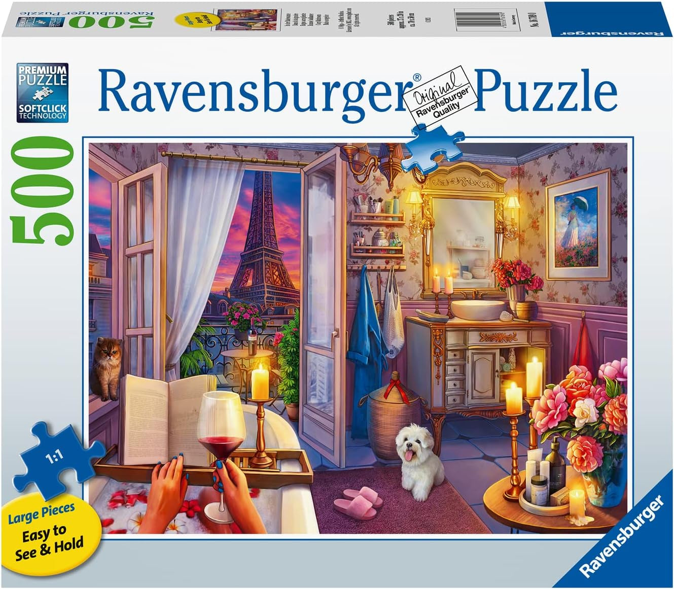 Ravensburger puslespil - i badekarret - 500 brikker guldudgave puslespil Naty Shop Standard titel
