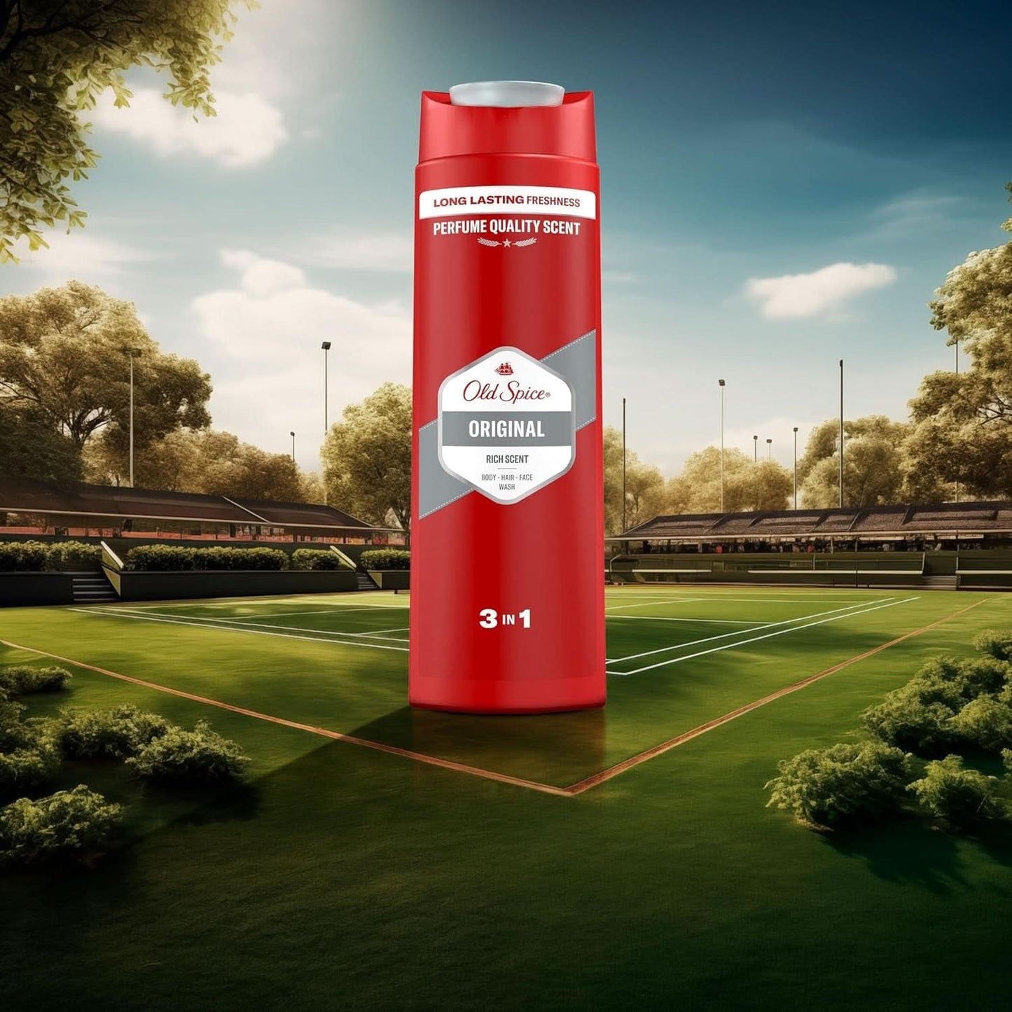 Old Spice Original 3-i-1 shower gel og shampoo til mænd, 250 ml bruser og bad Naty Shop