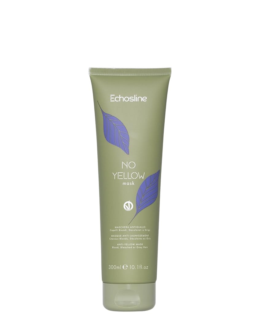 Echosline No Yellow anti-gulning maske, 300 ml Naty Shop hårmaske Standard titel