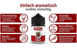 Twizzy Cherry mad smag - 60 ml - Intens smag - Ideel til bagning Aromas Naty Shop