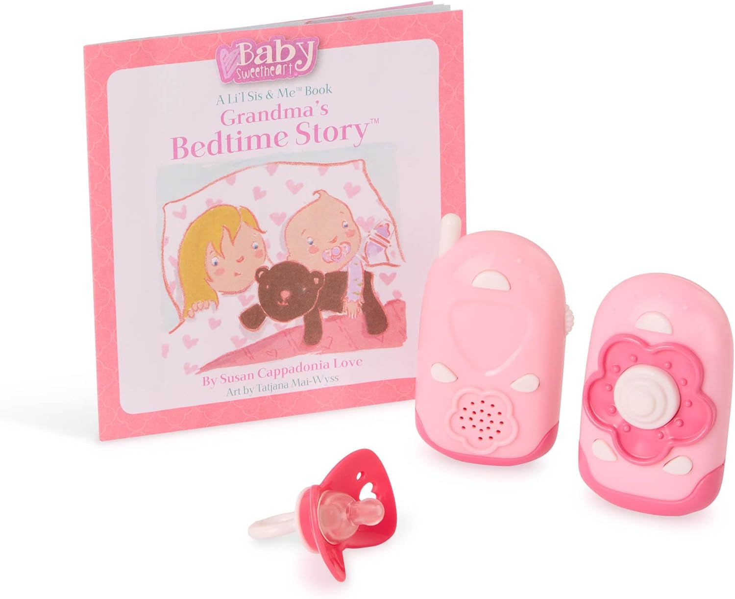 Baby Sweetheart Doll - Sengetid - 31 cm - Blød krop - Suttetilbehør - Foregive leg - Legetøj fra 3 år og opefter