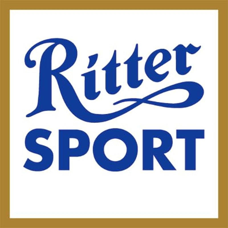 Ritter Sport - Gold Treasure - 11 x 250g, Fin mælkechokolade med karamelstykker, Klassisk chokolade til at dele med venner, 11 barer x 250g
