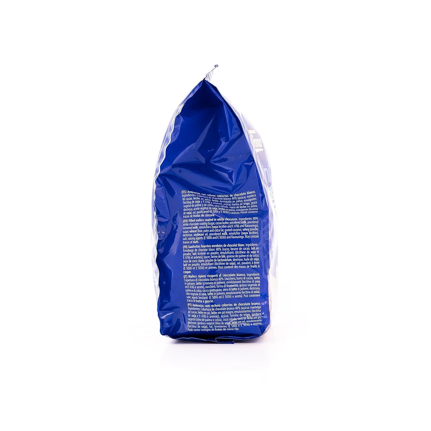 Tirma Mini hvid chokolade wafers | (16 enheder x 13,5 g), 216 g | Delikat cremefyld | Ikke-GMO | Velegnet til vegetarer | Individuelt pakket | Pakket snack