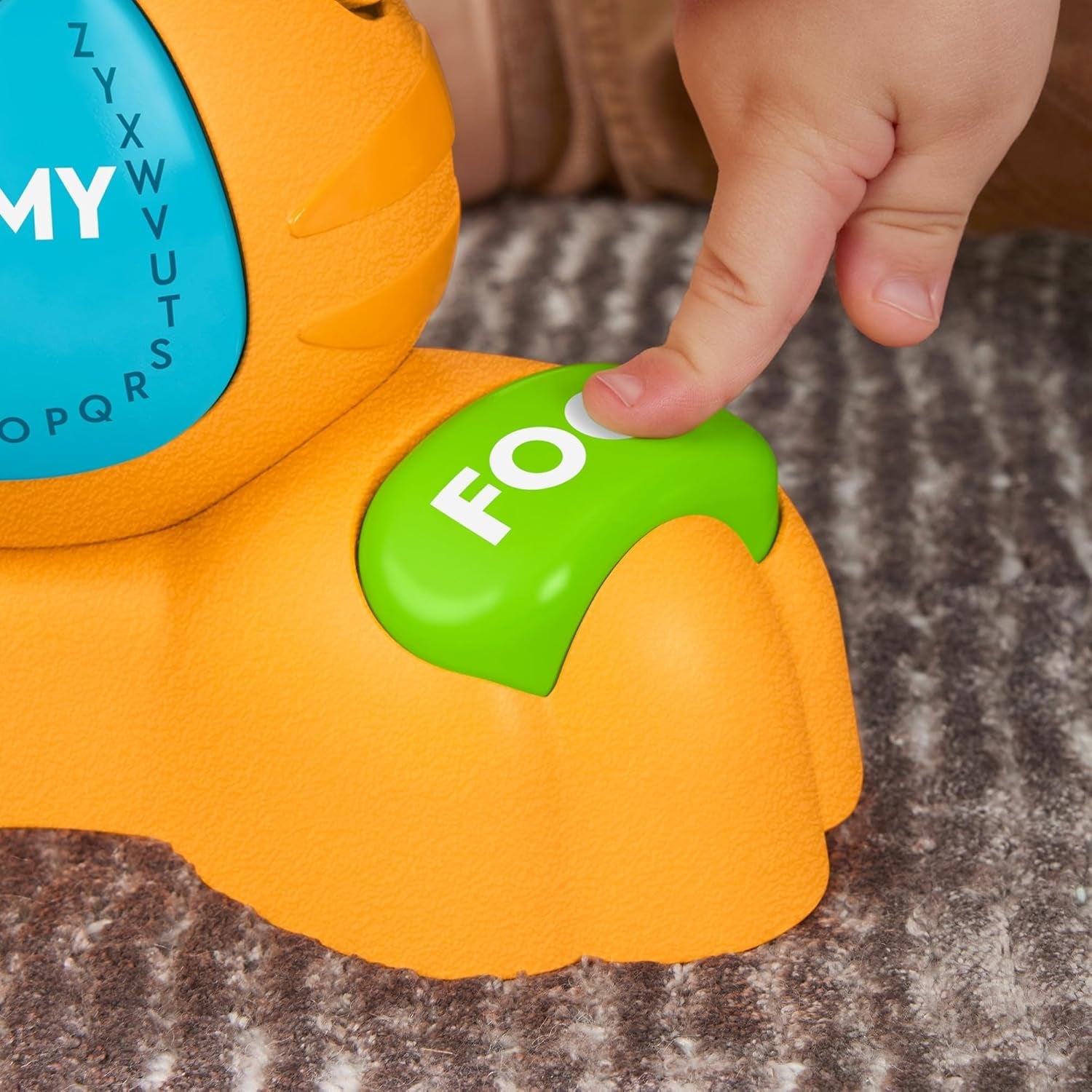 Fisher-Price pædagogisk legetøj til baby og småbørn, Beat Bande Learning & Dancing Tiger Justin med lyde og lys til babyer fra 9 måneder, italiensk version, HYL04 Baby Toys Naty Shop