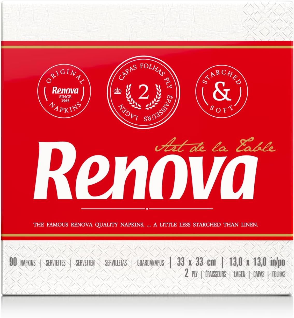 Renova servietter - 3 pakker á 540 stk