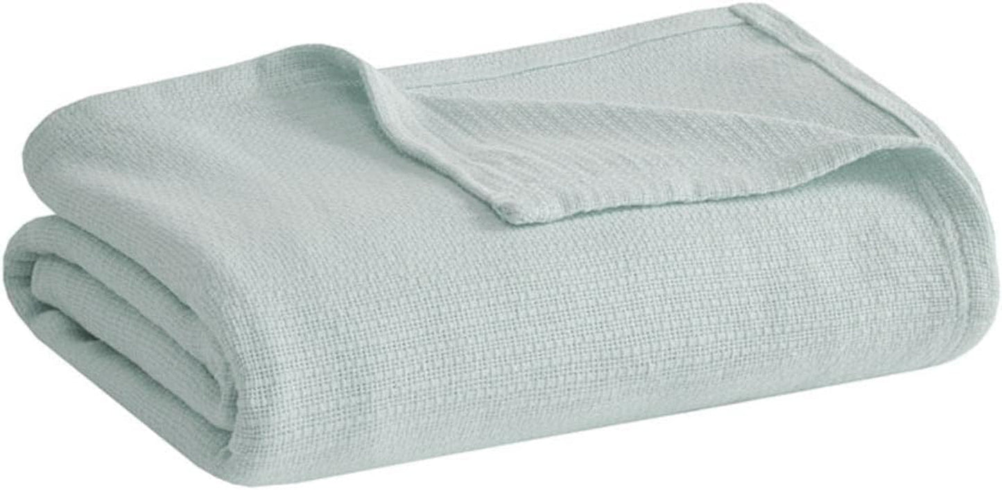 Madison Park Freshspun Wicker Twin Grå Bomuldstæppe Senge og dyner Madison Park Blue Full/Queen