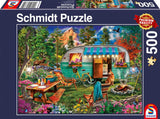 Schmidt Spiele 57379 Camper Romance, puslespil 500 brikker Puslespil Naty Shop Standard titel