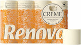 Toiletpapir Renova 4 lags duftcreme, 12 ruller rulle