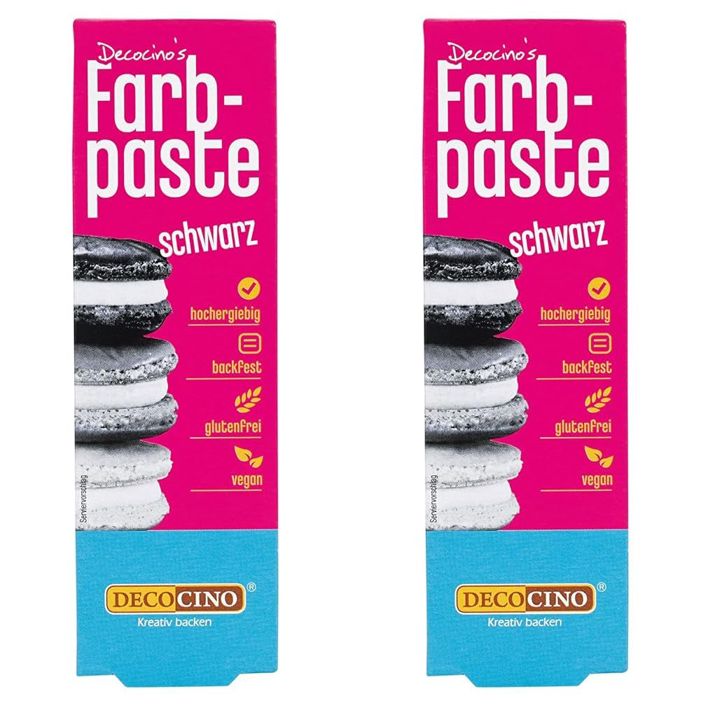 DECOCINO pink farvepasta - 20 g - Madfarve, ideel til farvning af kager, fondant og cremer - Fri for azofedtsyrer og gluten