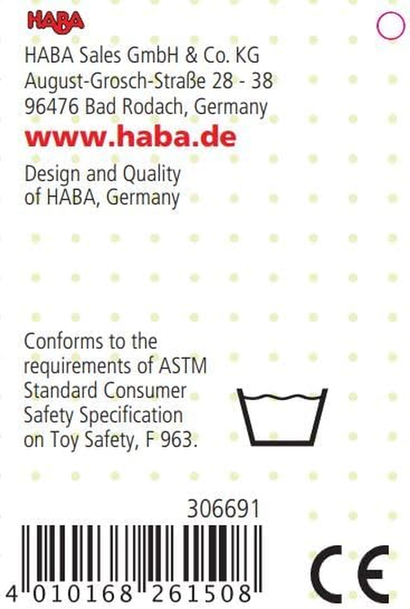 HABA 306691 - Rangle figur segl, gribelegetøj fra 6 måneder, Made in Germany, grå Baby Toys Naty Shop