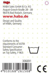 HABA 306691 - Rangle figur segl, gribelegetøj fra 6 måneder, Made in Germany, grå Baby Toys Naty Shop