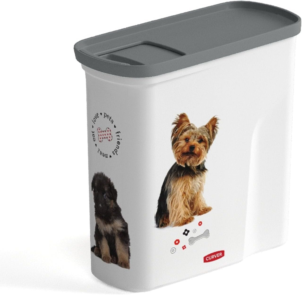 Curver Hundemadsbeholder - 2 L Naty Shop Food Opbevaringsbokse Standard titel