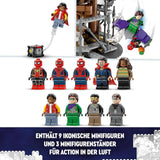 LEGO 76261 Marvel Spider-Man's Big Showdown, Spider-Man: No Way Home sæt med 3 minifigurer Peter Parker plus Green Goblin, Electro, Sandman, Ned, Doctor Strange og MJ, samlermodel Byggesæt Besuche den LEGO-Store
