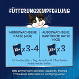 Felix Sensations Sauces Våd kattefoder, assorteret fiskeblanding, pakke med 6 (6 x 12 poser á 85g hver)