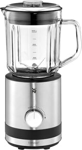 WMF Küchenminis Kompaktmixer, Mini Standmixer, 400 Watt, Standmixer Klein, Glasbeholdere 0,8 L, Pulsstufe, Cromargan Matt Kitchen Naty Shop