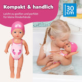 BABY Born My First Swimmer Girl - 30 cm Dukke - Badedukke med drejemekanisme, Vandtæt - Virker uden batterier - Velegnet til børn fra 1 år og derover