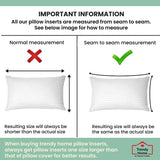 Trendy hjemmepyntepudeindsats Hypoallergen lændestøtte Hjemmeudendørs sofa Kan maskinvaskes 12" x 20"