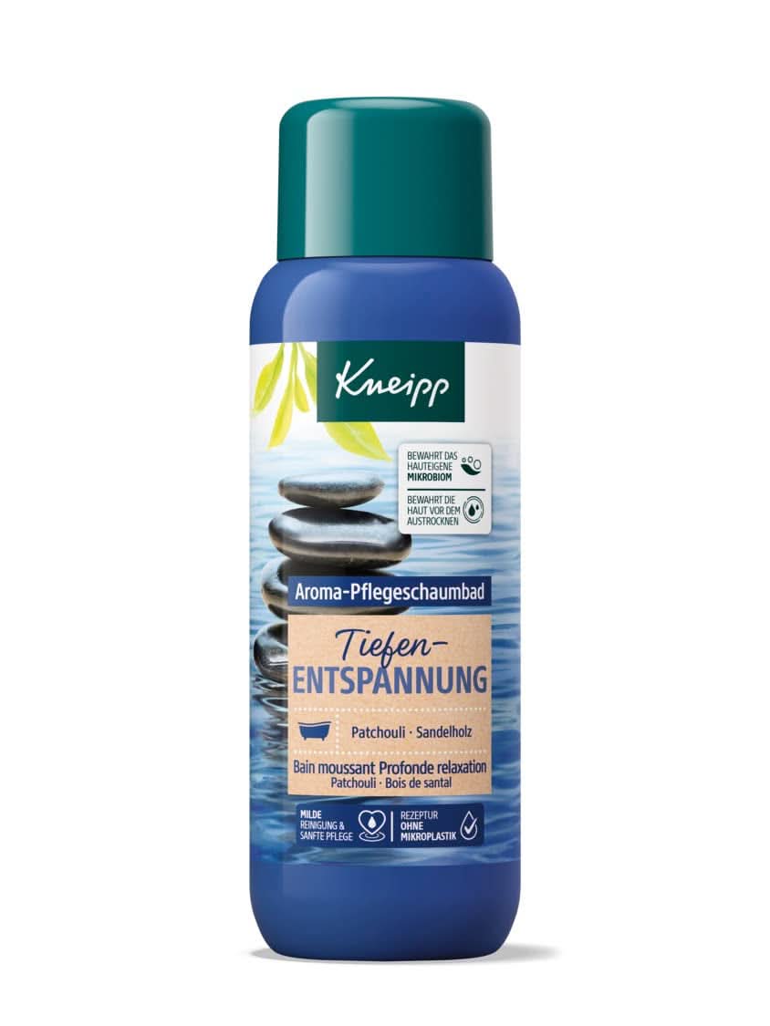 Kneipp Aroma, badetilsætningsstof med arnicaekstrakt og naturlige æteriske olier fra Cabreuva, Rosmarin og Pinus arter, 400 ml Naty Shop Patchouli olie