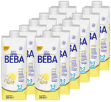 BEBA Junior drikkeklar mælkedrik 1-3 år, med HMO, aldersegnet proteinindhold, palmeoliefri, fiskeoliefri, småbørnsmad, pakke med 12 (12 x 500 ml)