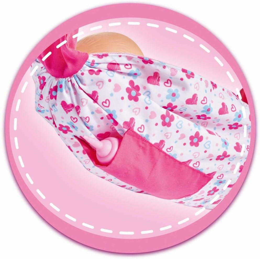 Simba 105560002 Justerbar nyfødtslynge med taske og flaske til 38-43 cm dukker fra 3 år og opefter