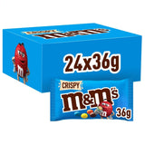 M&M's Peanut Chocolate Bulk Pack 24 x 45 g Chokolade Peanut Flavored Linser Chokoladegave (1080g) Ideel som en fodbold-tema-godbid