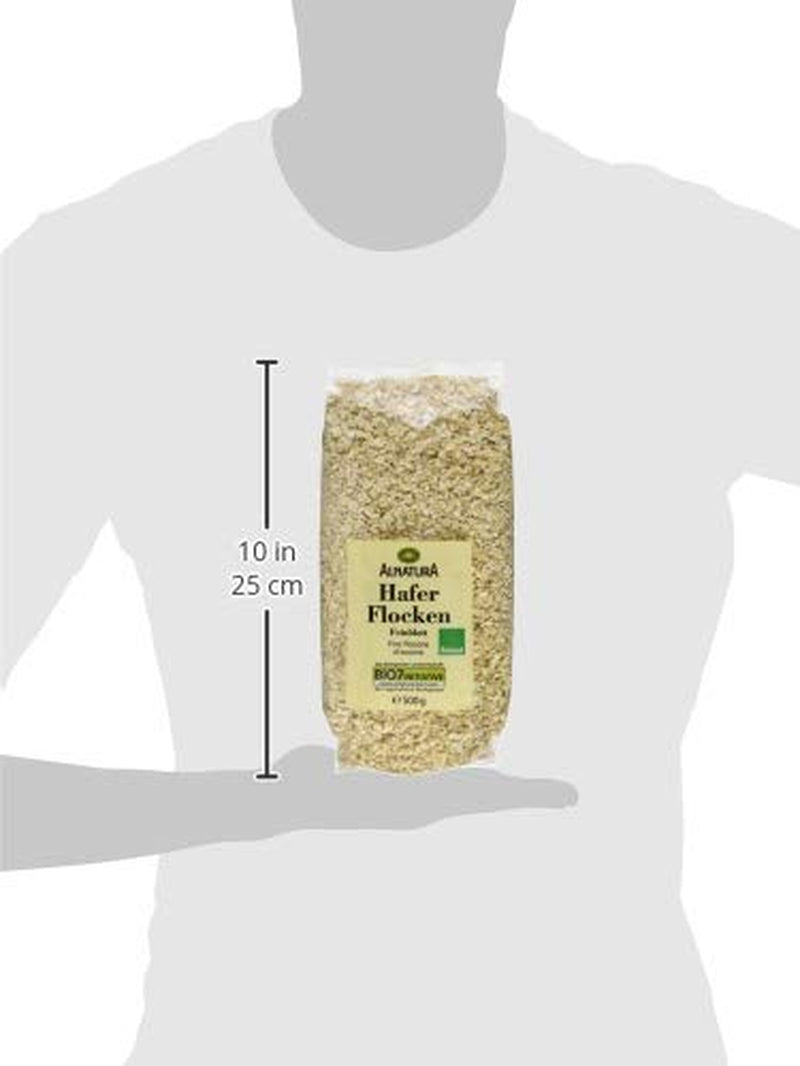 Økologisk havregryn, små flager, 500 g (1 pakke)