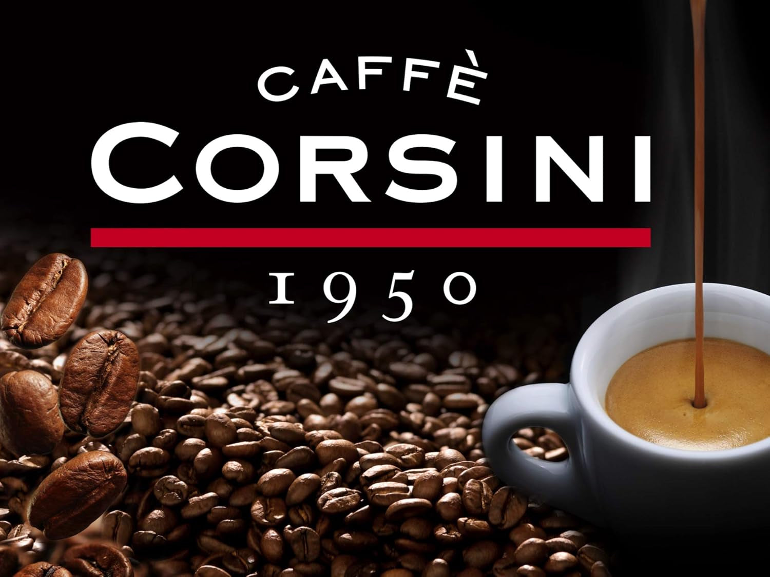 Caffè Corsini - Classico Italiano, Miscela Di Caffè In Nespresso-kompatible kapsler, Gusto Forte E Deciso - Confezione Da 100 kapsler