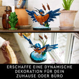 LEGO Icons Kingfisher Modelbyggesæt til voksne, Fuglefigur til stue eller kontor, Dekorationer til hjemmet og kontoret, Gave til fugleelskere og ornitologer, Kvinder og Mænd 10331 Byggesæt Besuche den LEGO-Store