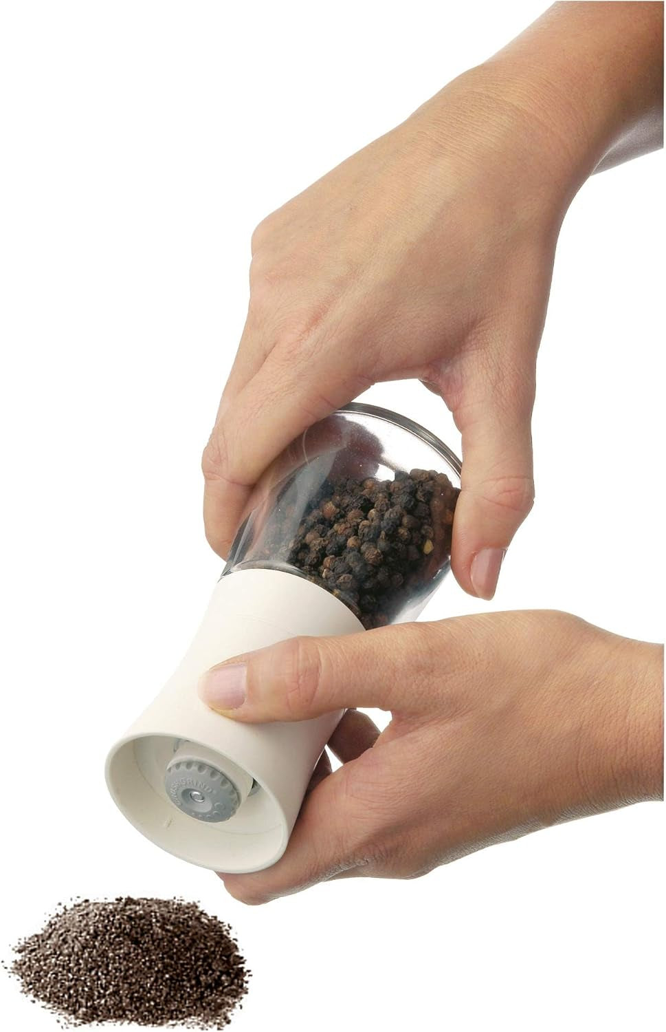 WMF Trend salt- eller peberkværn 14 cm, uden fyld, keramisk kværn, plast, glas, hvid Kværne og skæremaskiner Naty Shop