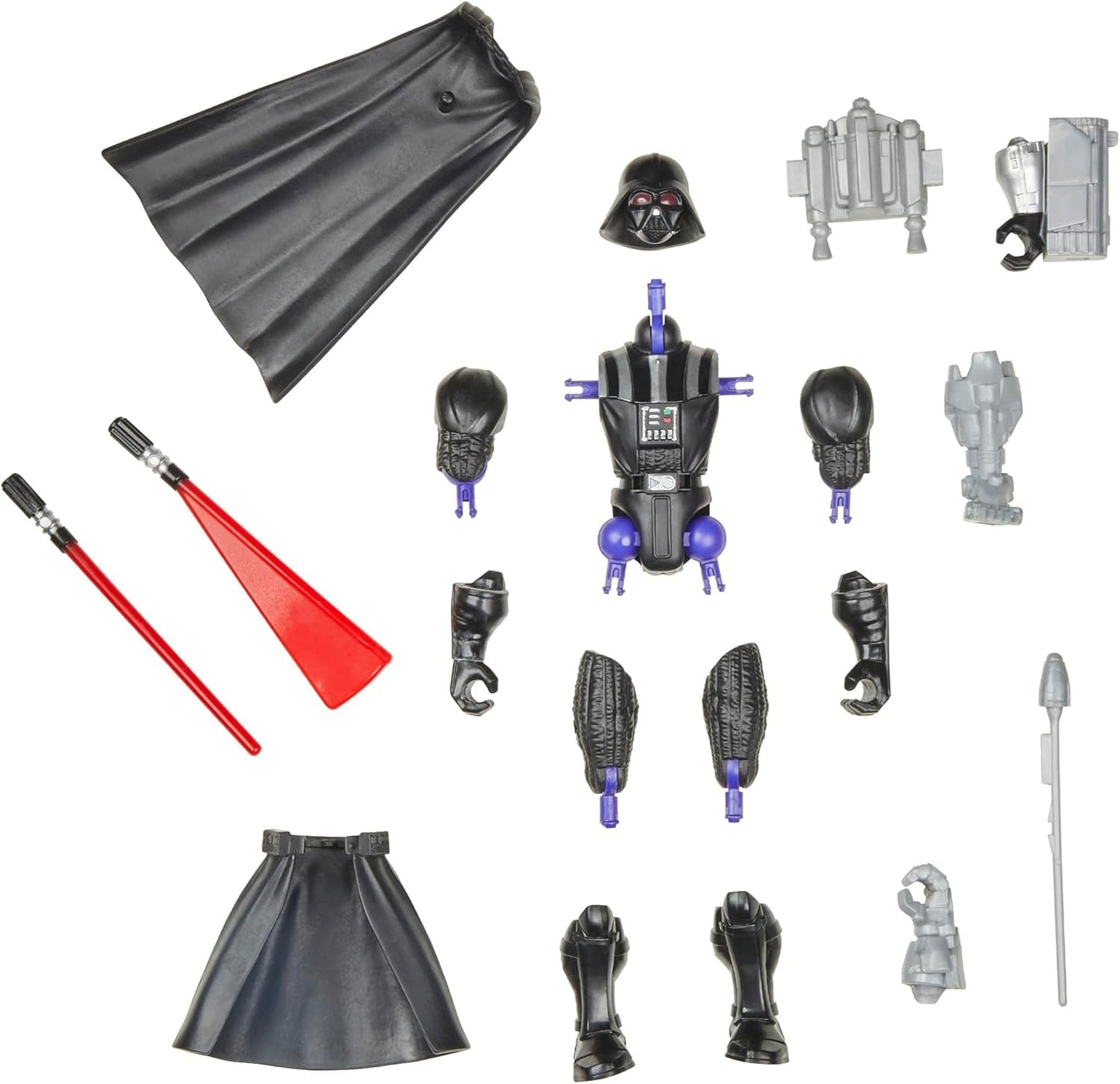 Star Wars Mixmashers Darth Vader, der kan tilpasses Mix-And-Match Deluxe Actionfigur og tilbehør Actionfigurer Naty Shop