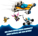 LEGO Dreamzzz 2-i-1 Mr Oz's rumbuggy legetøjsbil eller rumfærgesæt indeholder Mr Oz, Albert og Jayden minifigurer, rumgave til børn 8+ 71475 byggesæt Besuche den LEGO-Store