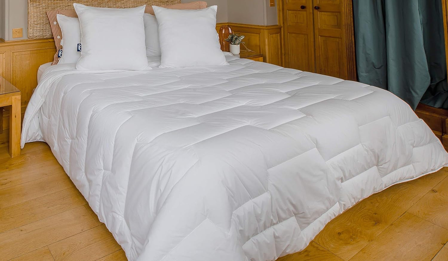 Termoregulerende quilt, Tempereret, 240 X 220 Cm, Sved, Optimal ventilation, 100% bomuld, Percale, Fresh Feel, Franske Quilts og quilts Naty Shop