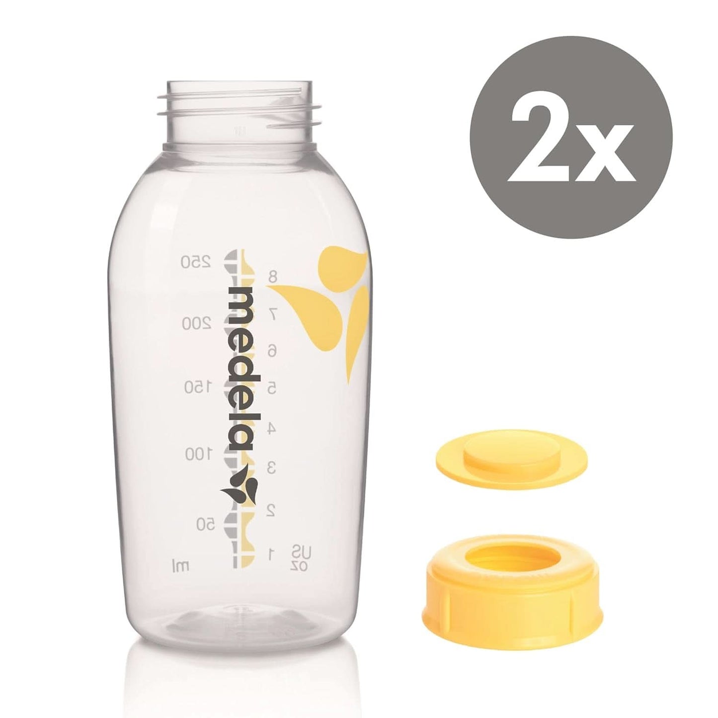 Medela 008.0137 Sutteflaske med sutte, flerfarvet Tilbehør Mad og Amning Bebe Naty Shop