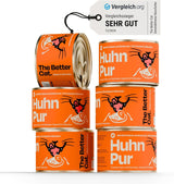 The Better Cat - Kornfrit vådfoder med ekstra højt kødindhold - Premium kornfrit og sukkerfrit kattefoder (200 g, kylling)
