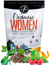 VITSTORM® BIO TEE Mom & Kids - Te til kvinder og ammende - Rooibos, æble, fennikel, citronmelisse, alchemilla, jordbær - Afslappende te - Frugtagtig og lækker - Koffeinfri - Urtete 100 g