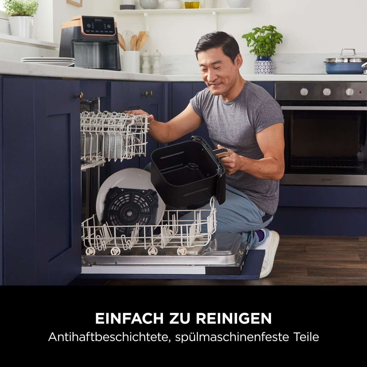 Ninja Air Fryer MAX PRO AF180EUCP, 6,2 liter, oliefri Naty Shop Appliances