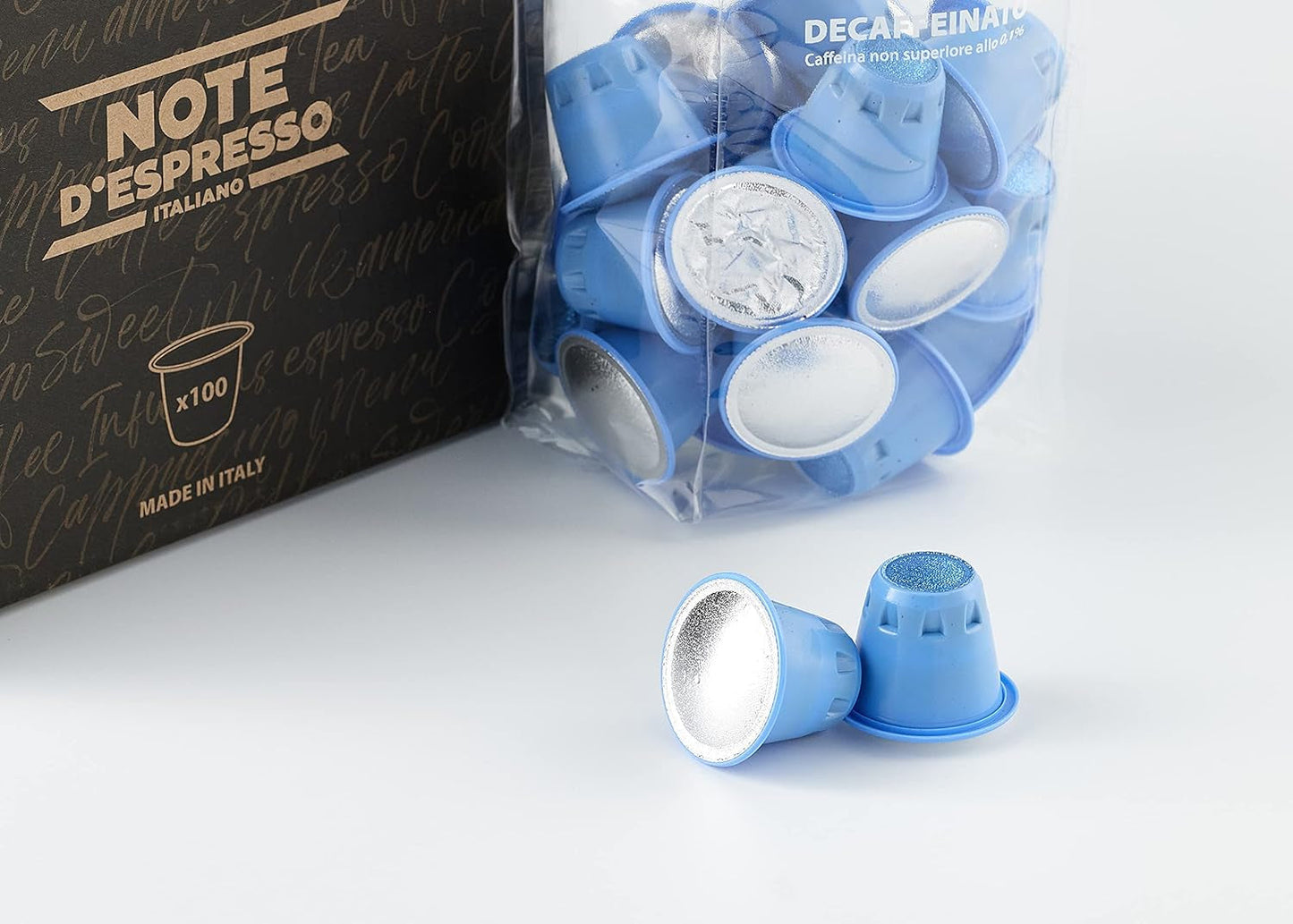 Decaffeinato kaffekapsler Nespresso-kompatible 5,6 g x 100 kapsler