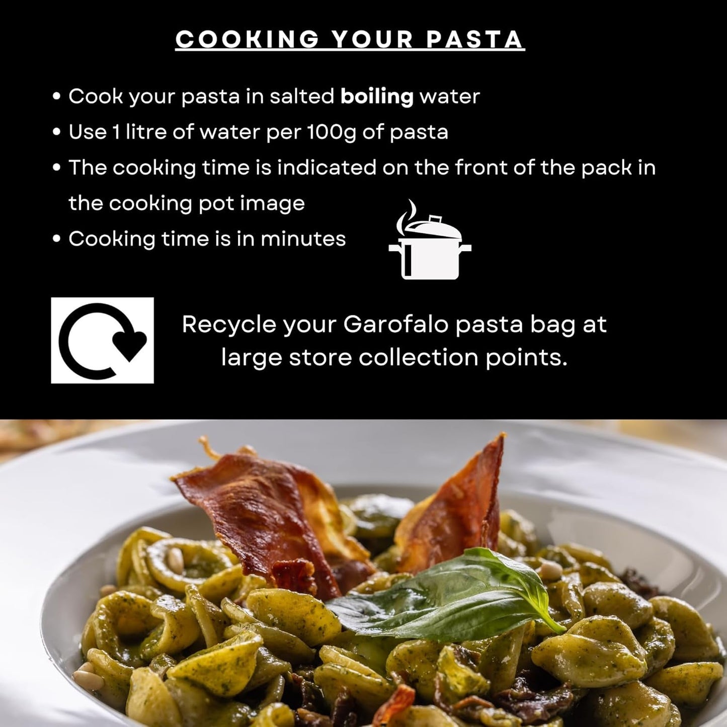 Orecchiette pasta, 500 g