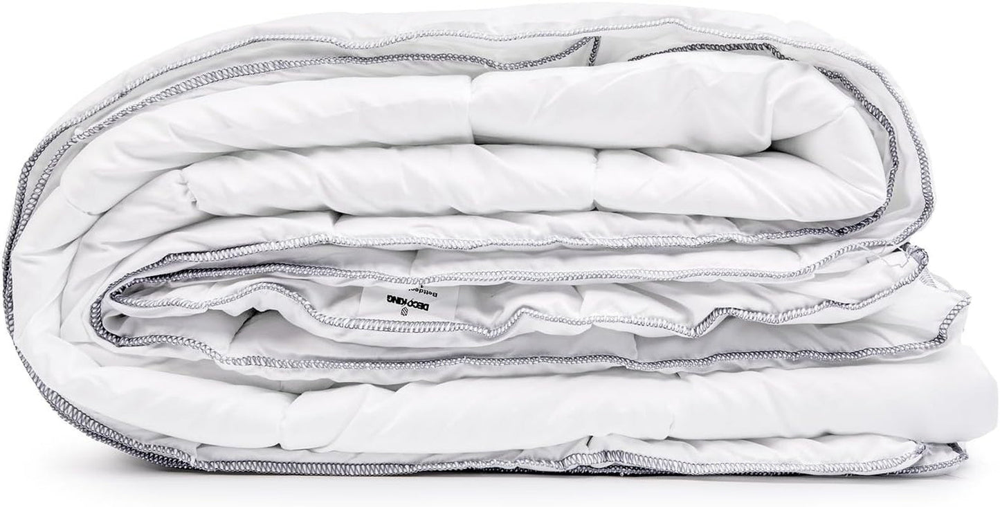 Afkogning 135X200 Sommerdyne Quiltet dyner Anti-allergisk Til allergikere Sommerdyne 100% mikrofiber 800G Vægt Dyner og dyner Naty Shop