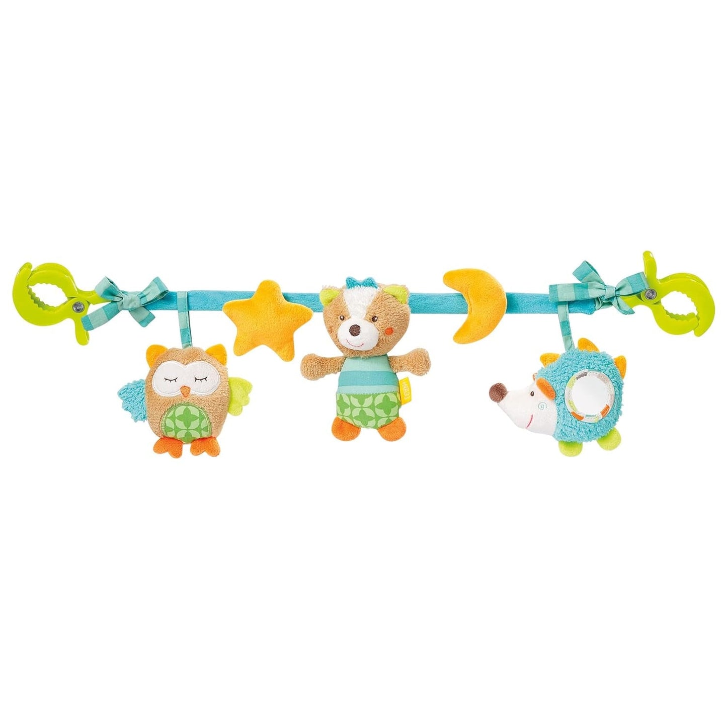 Fehn babymobilkæde Panda Baby Mobile - babymobilkæde med søde figurer - fleksibelt hængende babylegetøj - barnevognslegetøj til babyer og småbørn fra 0+ måneder Babylegetøj Naty Shop Sleeping Forest