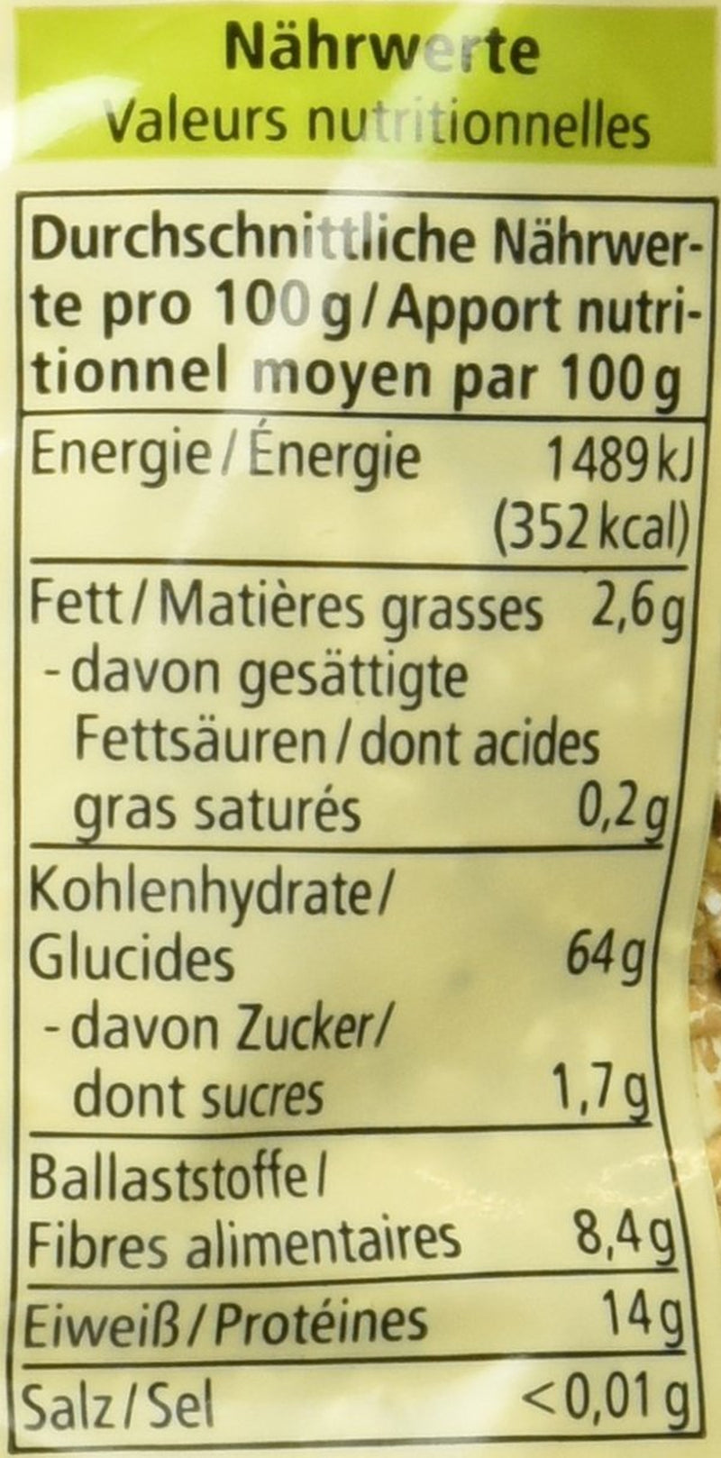 Bio Dinkelflocken Großblatt, 500G Cereals Naty Shop