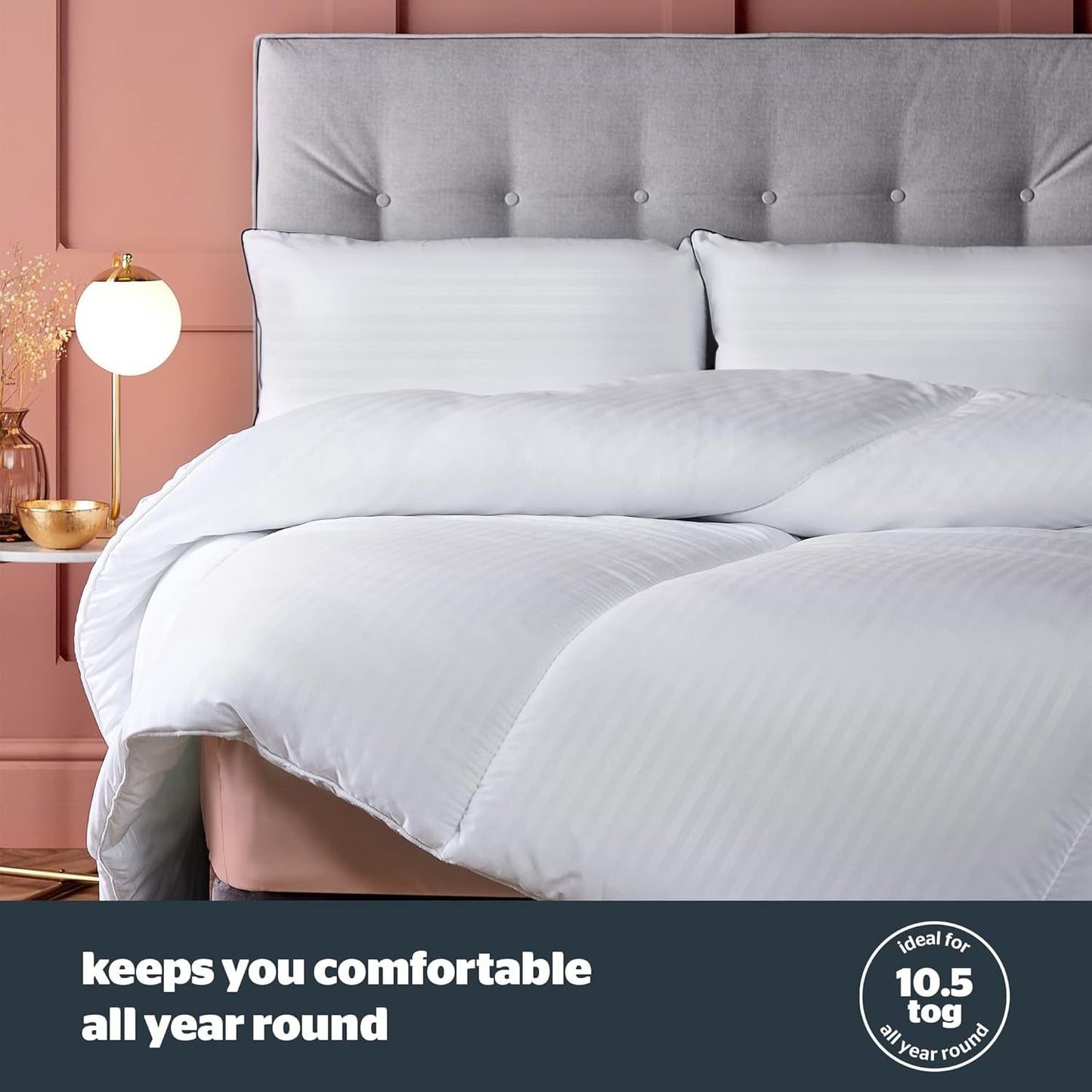 Dyne Silentnight Hotel Collection 10.5 Tog - dobbeltseng, polyester, hvid Dyner og dyner Naty Shop