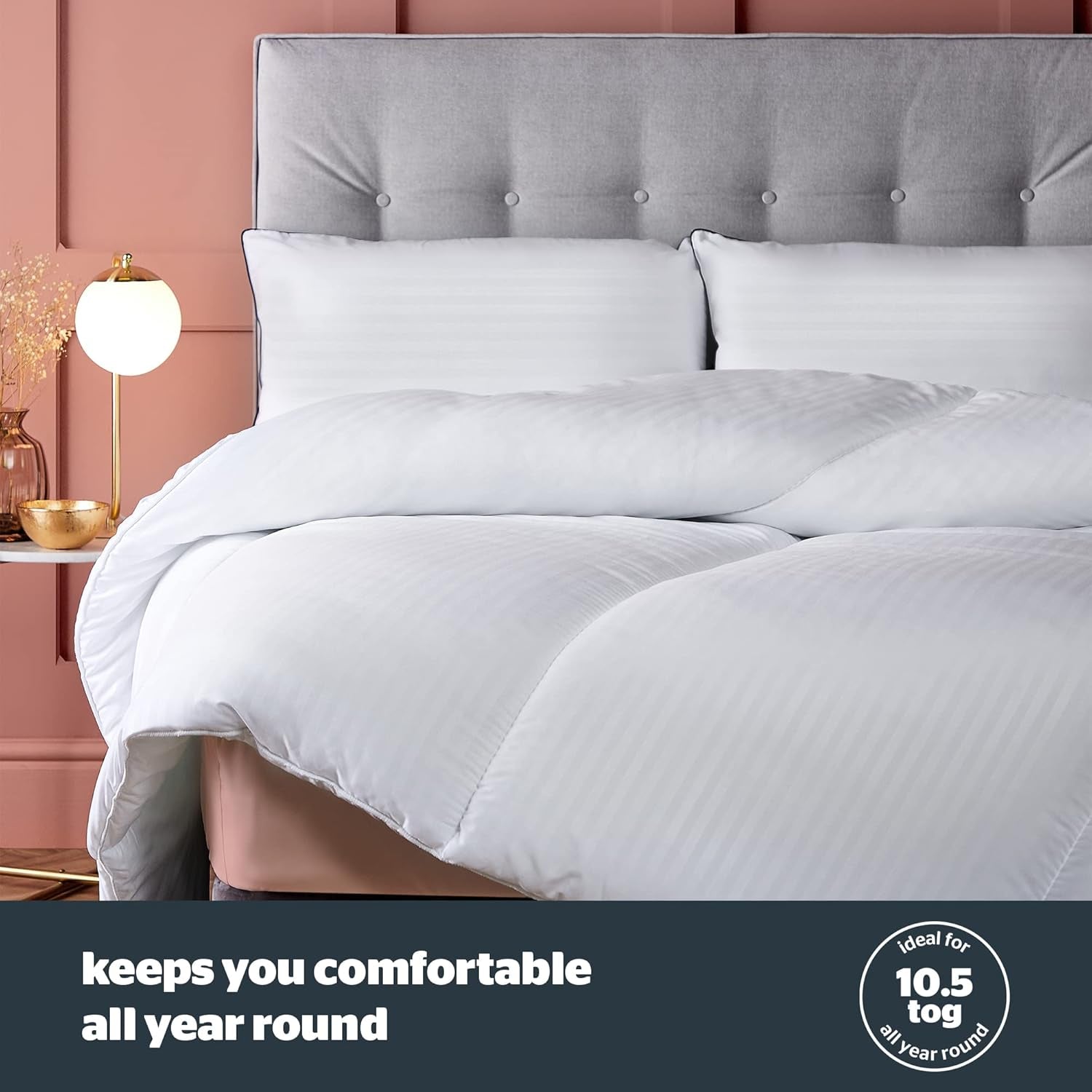 Dyne Silentnight Hotel Collection 10.5 Tog - dobbeltseng, polyester, hvid Dyner og dyner Naty Shop