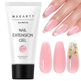 Makartt Poly Nail Extension Gel - Akryl Extension Gel, Nail Strengthening Gel, Negle Decoration, 50ml (lilla)