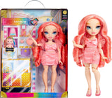 Rainbow High Fashion Doll - Pinkly Paige - Pink modedukke i et modetøj - med briller og over 10 farverige legetilbehør - Ideel til 4-12 årige og samlere