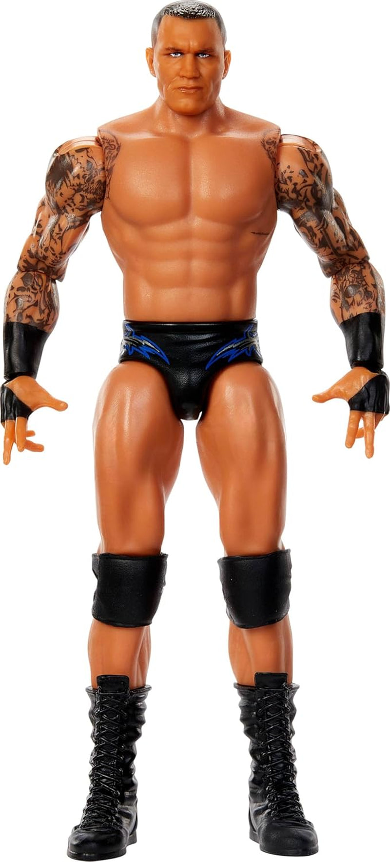 Mattel WWE Randy Orton Action Figur, Main Battle Series #154, ca. 15 cm højde Samlerfigur med 10 bevægelsespunkter og realistisk udseende, JCV42, [Multicolor] Actionfigurer Naty Shop Standardtitel