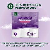 By Amazon toiletpapir, 3-lags quiltet, fløjlsblødt, 36 ruller (9 ruller, pakke med 4), 200 ark pr. rulle, Fsc-certificeret